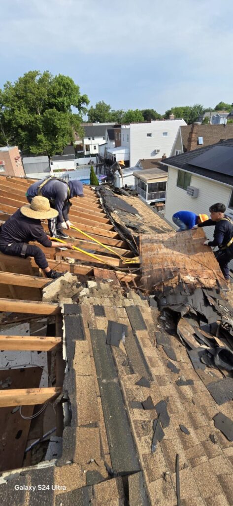 Shingle Roof and Plywood Replacement in the Bronx NY Project Shot 3