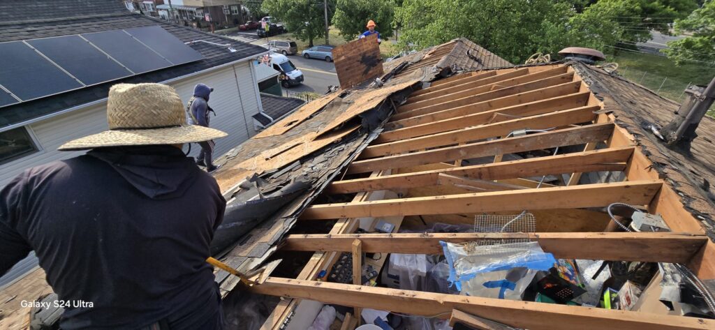 Shingle Roof and Plywood Replacement in the Bronx NY Project Shot 4