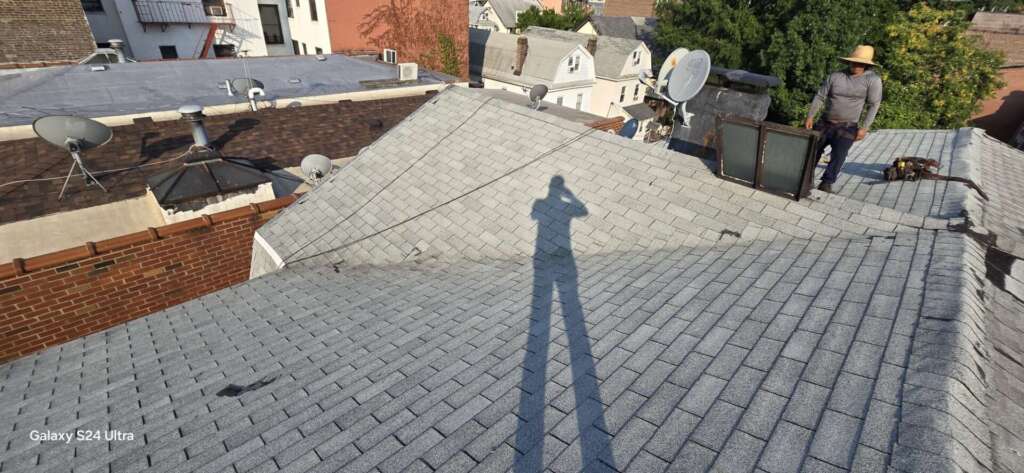 Shingle Roof Replacement in Queens NY Project Shot 1