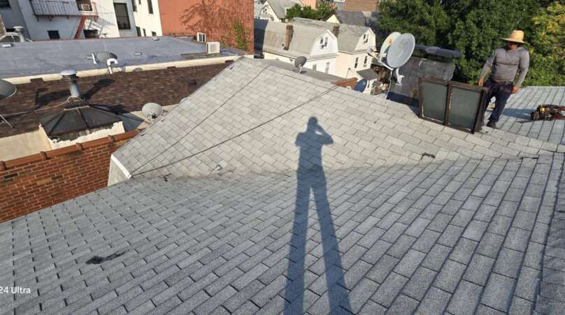 Shingle Roof Replacement in Queens NY Project Shot 1