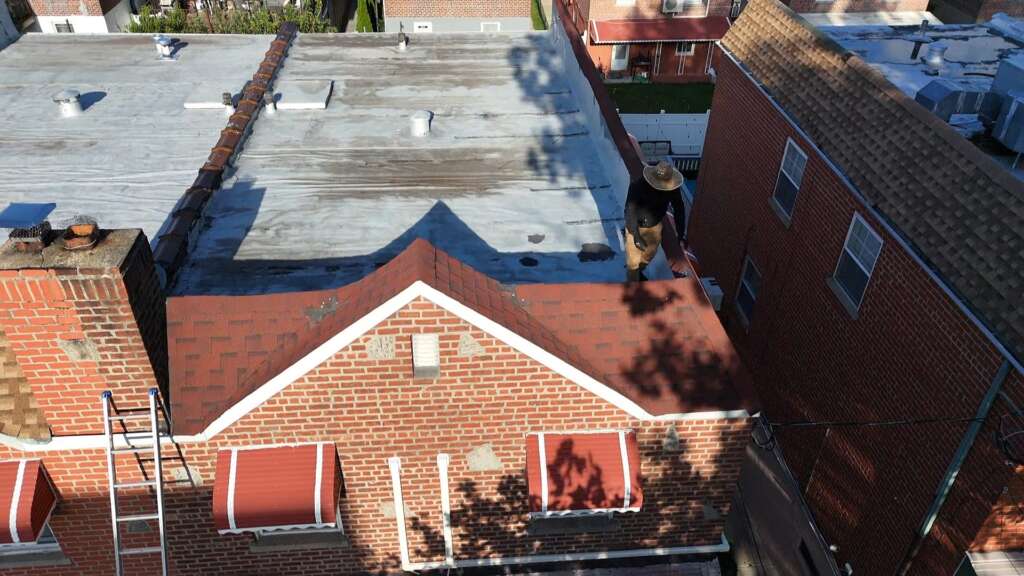 Flat Roof & Shingle Roof Replacement in Bronx Project Shot 2