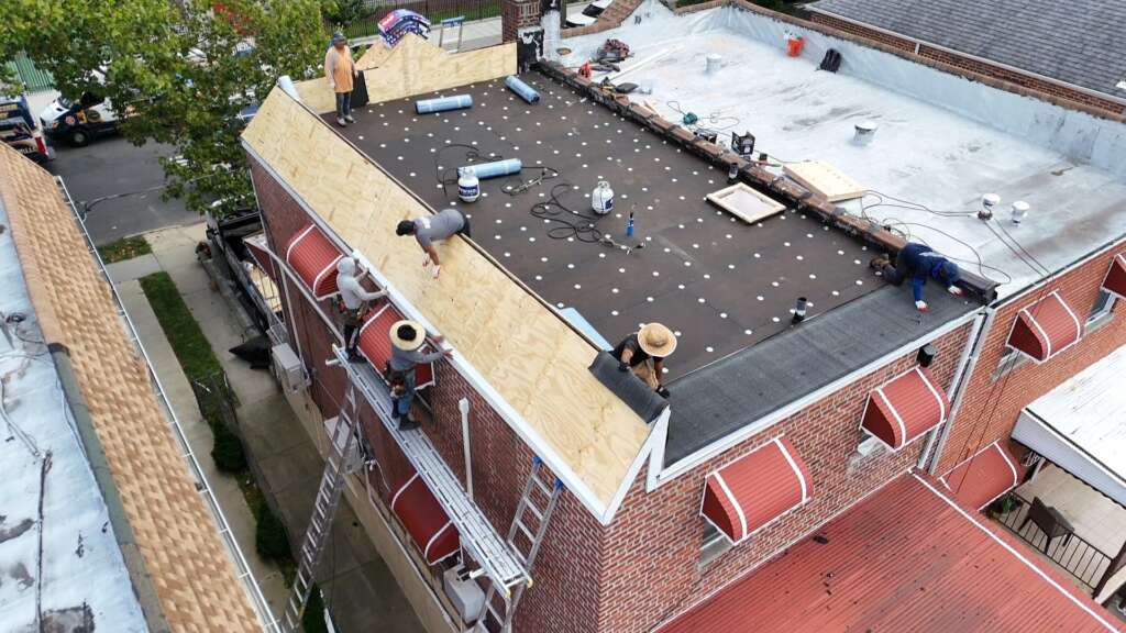 Flat Roof & Shingle Roof Replacement in Bronx Project Shot 4