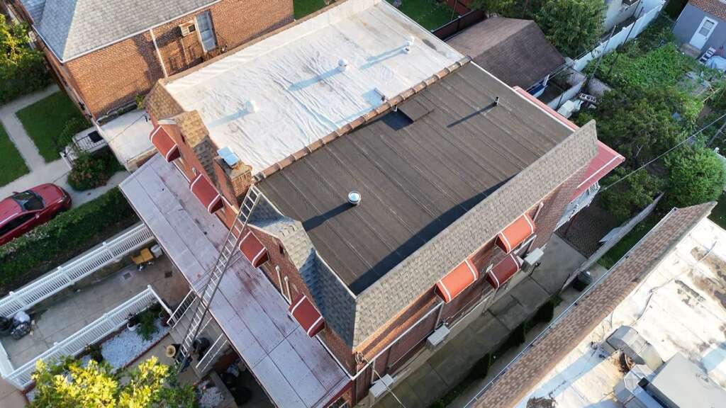 Flat Roof & Shingle Roof Replacement in Bronx Project Shot 6