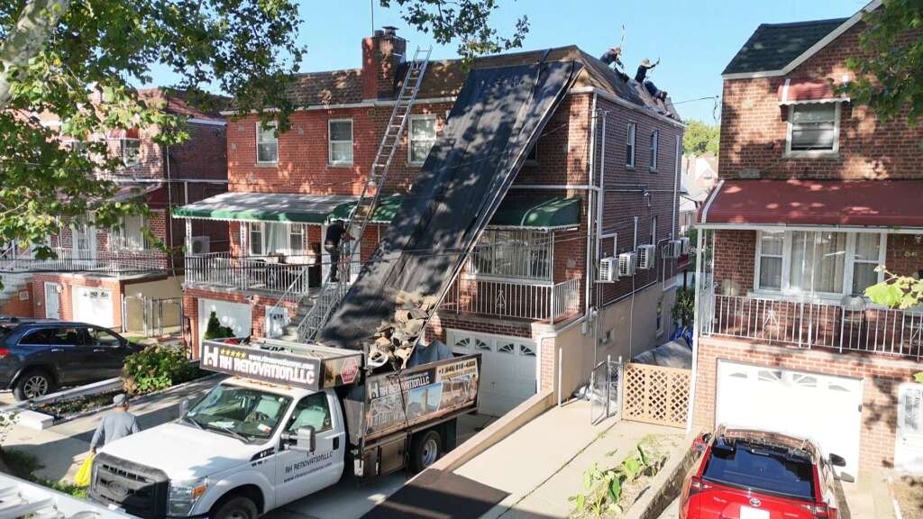 Flat Roof & Shingle Roof Replacement Service in Bronx Project Shot 2