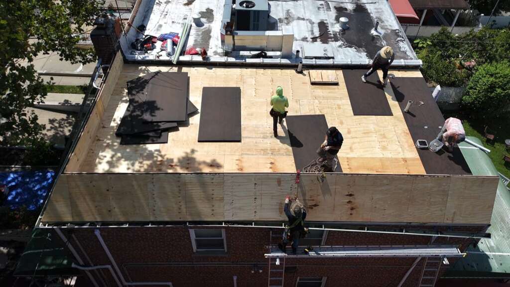 Flat Roof & Shingle Roof Replacement Service in Bronx Project Shot 4