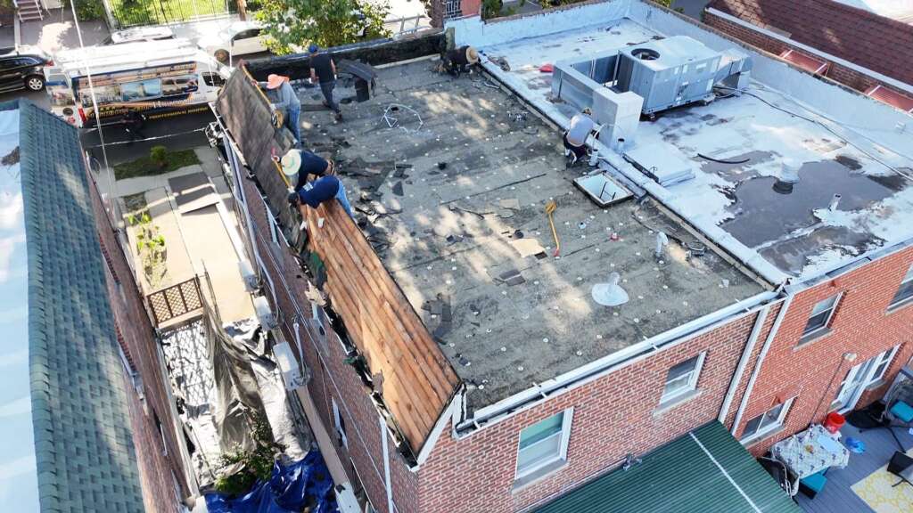 Flat Roof & Shingle Roof Replacement Service in Bronx Project Shot 8