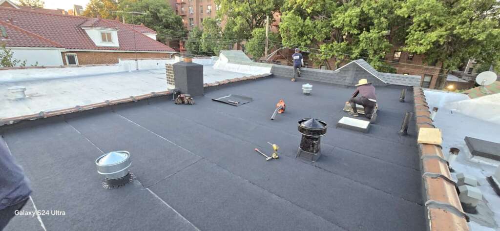 Flat Roof Replacement Service in Queens NY Project Shot 1