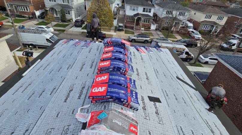 Replacing an Existing Shingle Roof in Bronx, NY Project Shot 1