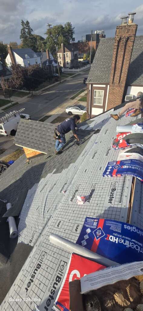 Shingle Roof Replacement in the Queens NY Project Shot 2