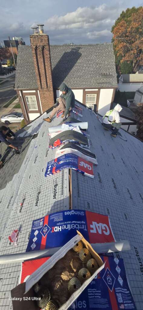 Shingle Roof Replacement in the Queens NY Project Shot 4