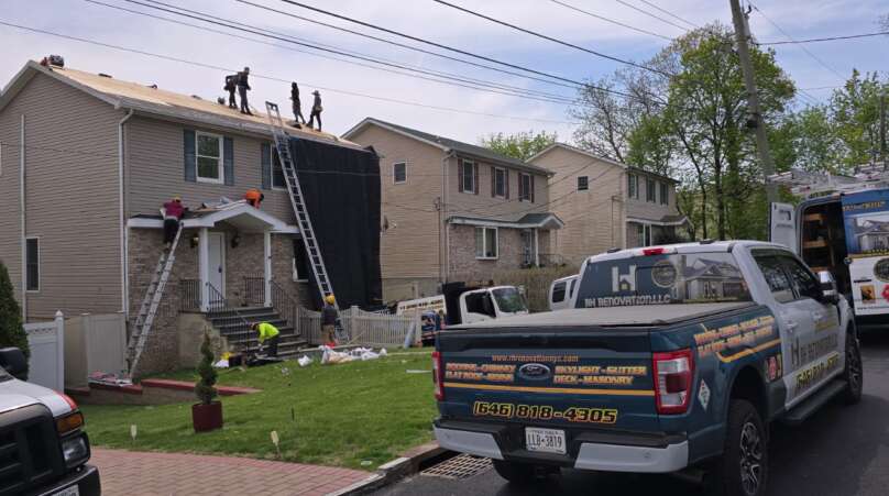 New Shingle Roof, Gutter and Plywood Replacement Yonkers Project Shot 8