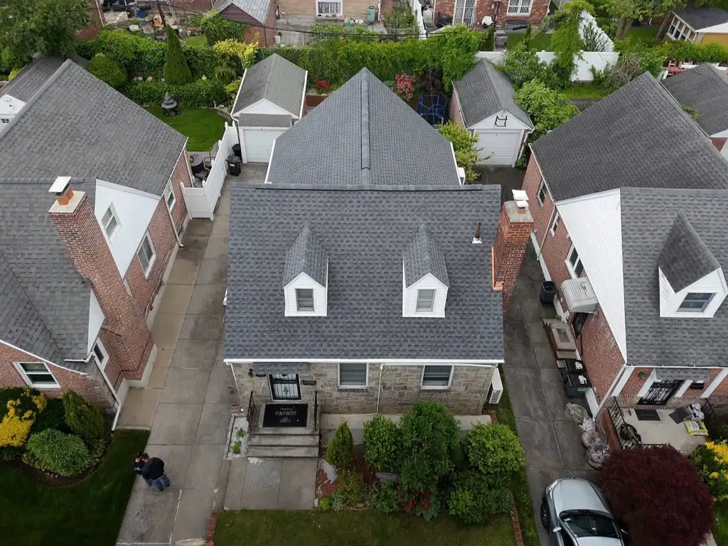 Roof, Plywood, Siding and Gutter Installation in Queens NY Project Shot 4