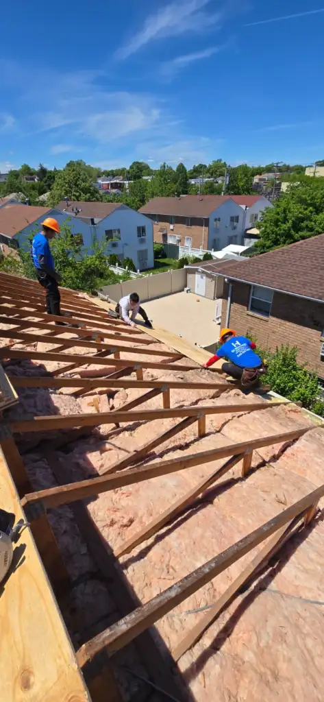 Roof, Plywood, Soffit and Gutter Replacement in Bronx Project Shot 5