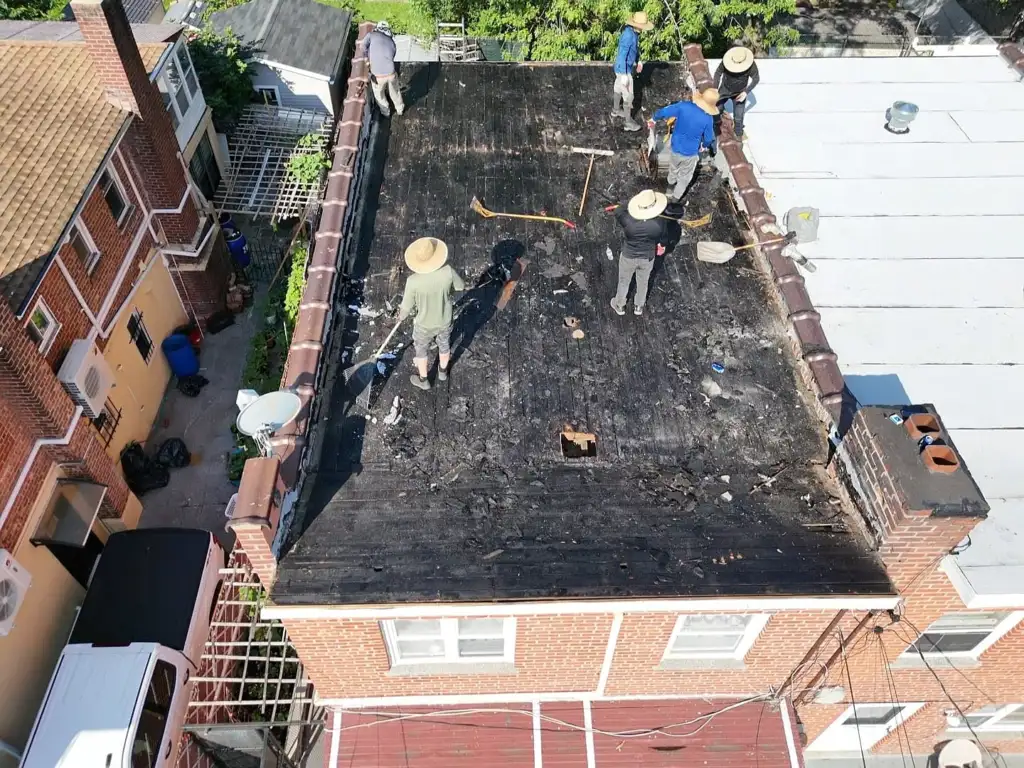 Residential Flat Roof Replacement in the Bronx Project Shot 2