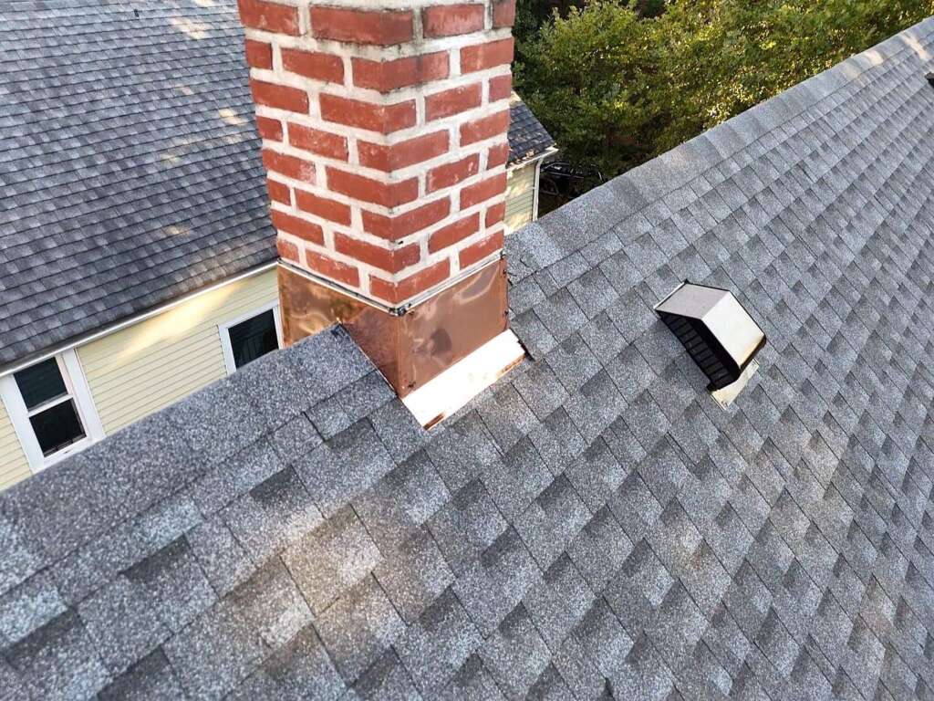 Shingle & Gutter Replacement and Chimney & Flashing Installation Project Shot 8