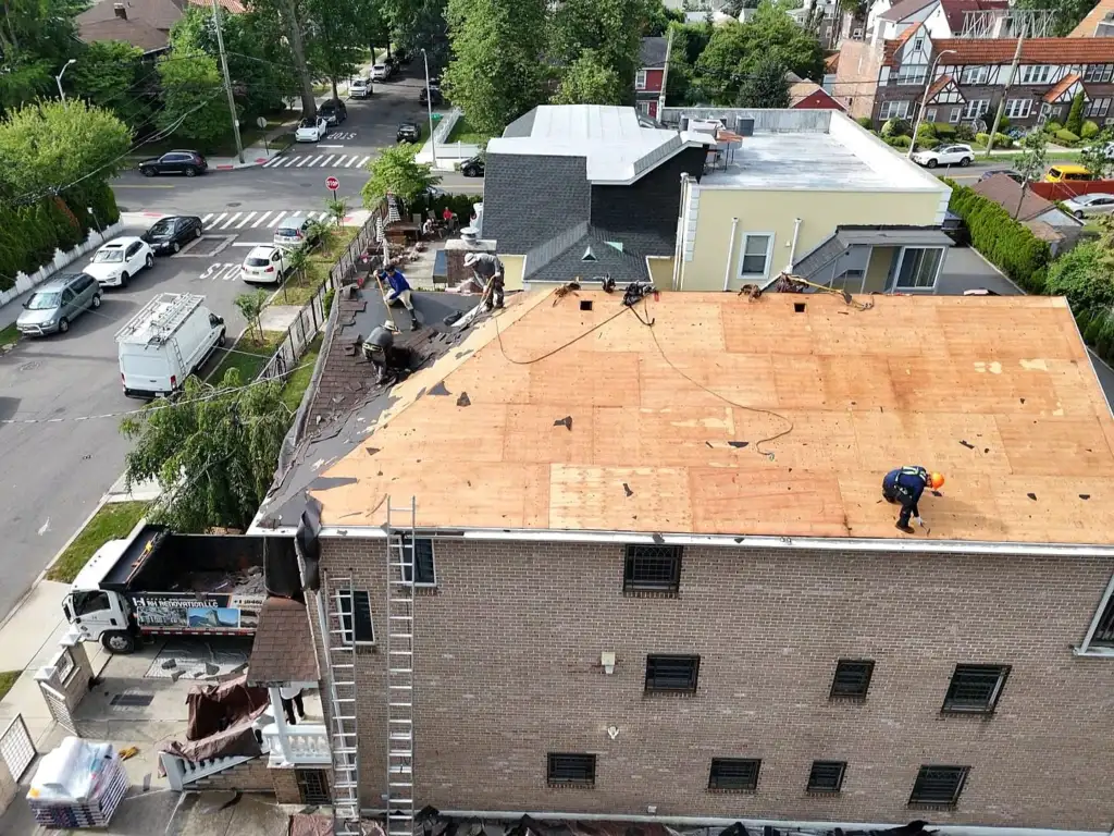 Shingle Roof and Gutter Replacement Queens NY Project Shot 2