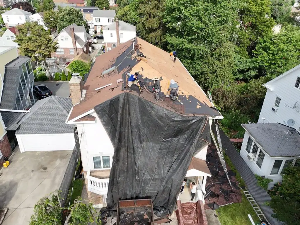 Shingle Roof and Gutter Replacement Queens NY Project Shot 7