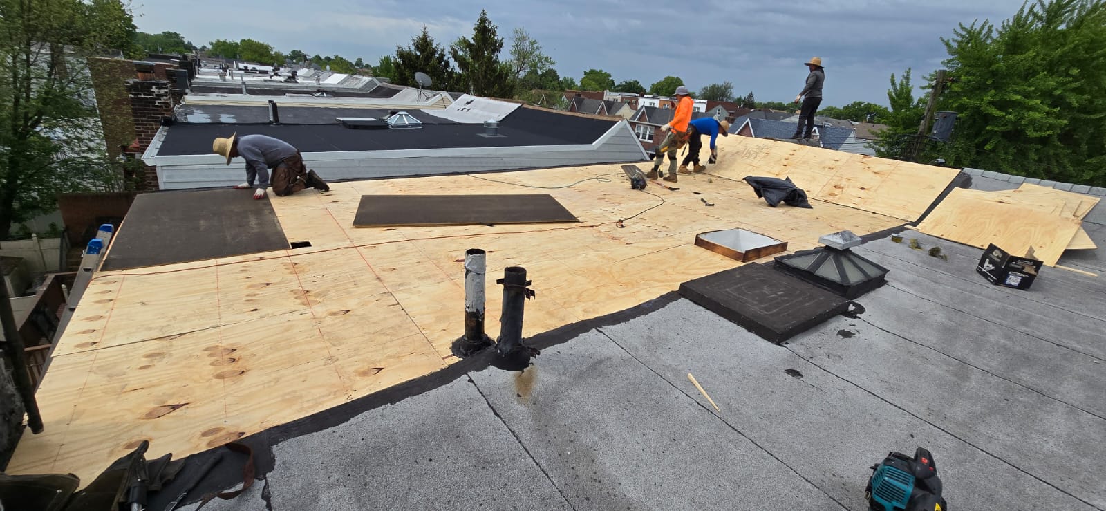 Shingle Roof & Gutter Replacement Service Bronx Project Shot 1