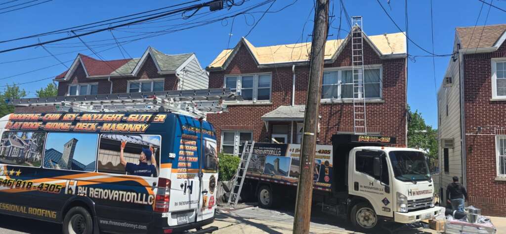 Shingle Roof & Gutter Replacement Service Bronx Project Shot 2