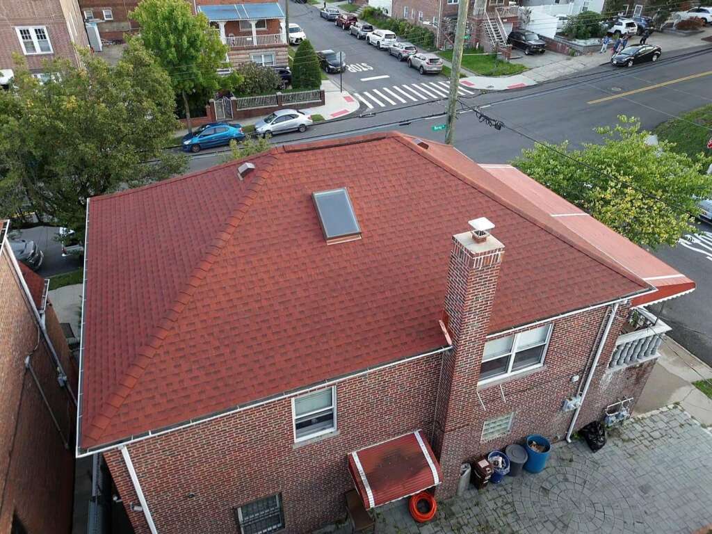 Shingle Roof, Gutter & Skylight Replacement in the Bronx Project Shot 1