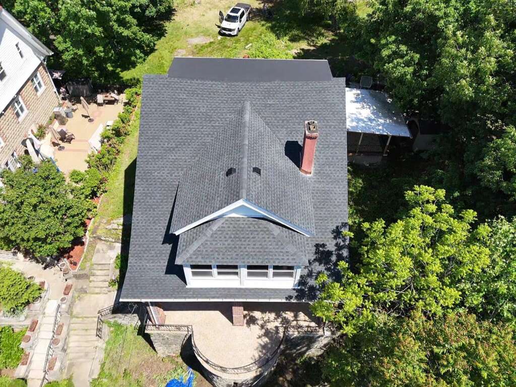 Shingle Roof, Plywood, Gutter & Siding Replacement Westchester Project Shot 8