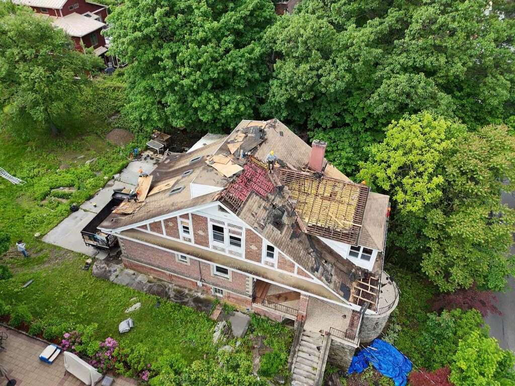 Shingle Roof, Plywood, Gutter & Siding Replacement Westchester Project Shot 9