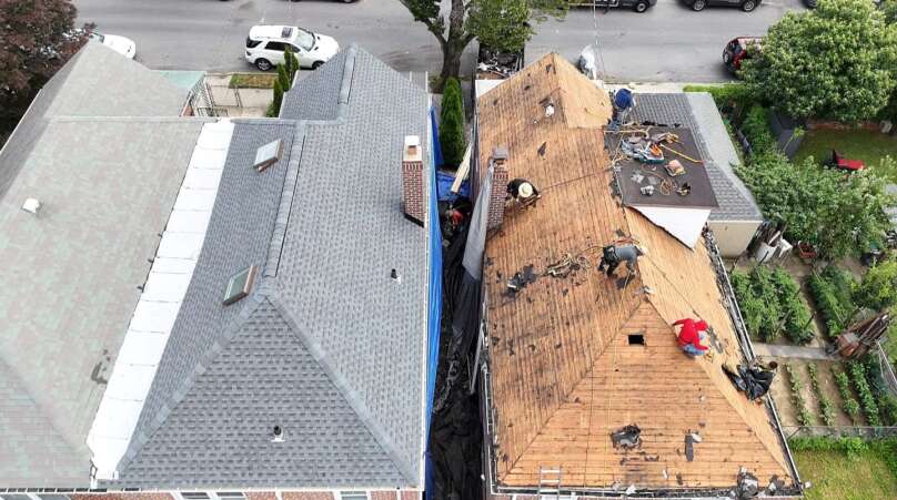 Shingle Roof, Siding & Gutter Replacement Bronx NY Project Shot 1