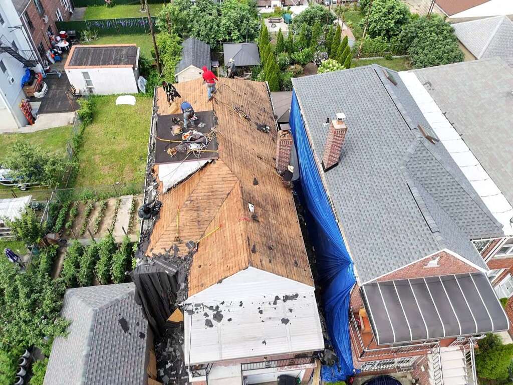 Shingle Roof, Siding & Gutter Replacement Bronx NY Project Shot 3